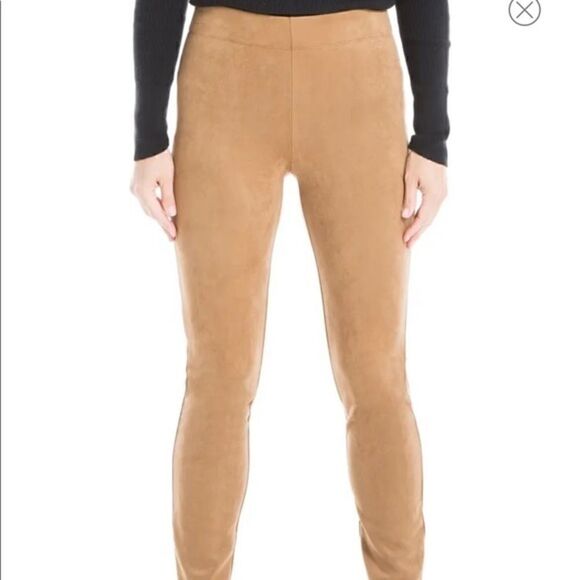 Max Studio Faux Suede Leggings - Picture 1 of 11